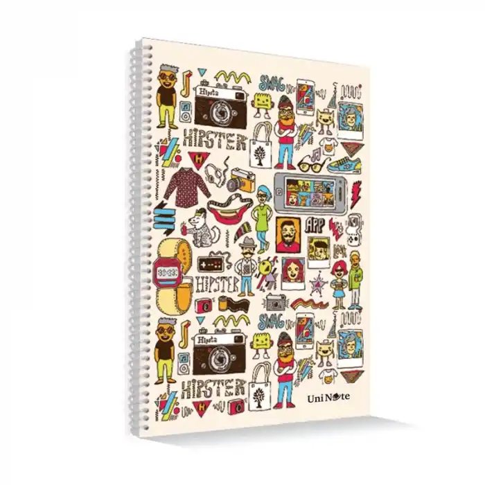 ÇINAR 72 YP A4 SPİRALLİ KARELİ KARTON KAPAK DEFTER 31002