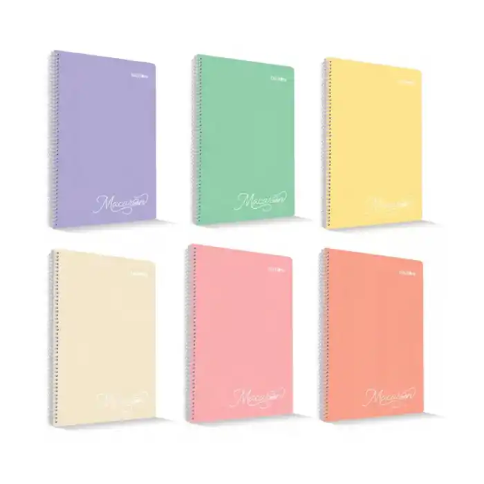 ÇINAR PASTEL A4 120 YP KARELİ SPİRALLİ  DEFTER 71911