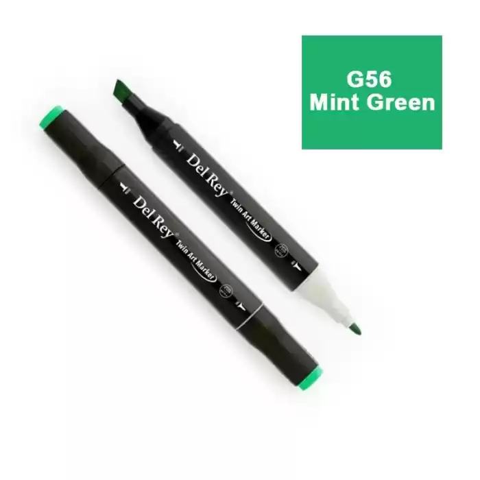 Del Rey Twın Marker G56 Mint Green Çift Uçlu Grafik Kalemi Mn-dr056