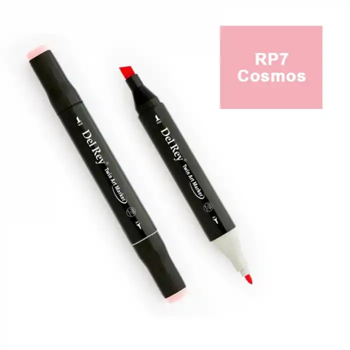 Del Rey Twın Marker Rp7 Cosmos Çift Uçlu Grafik Kalemi Mn-dr007