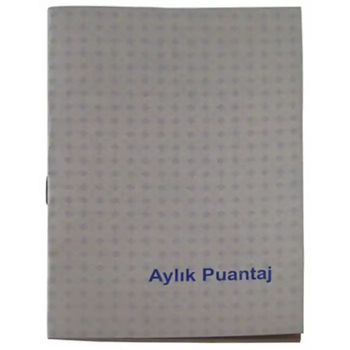 Dilman Aylık Büyük Puantaj Defteri