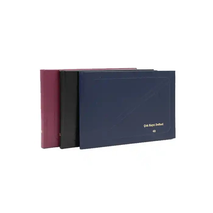 DİLMAN ÇEK KAYIT DEFTERİ 17X24 192 YP. YATAY CİLTLİ