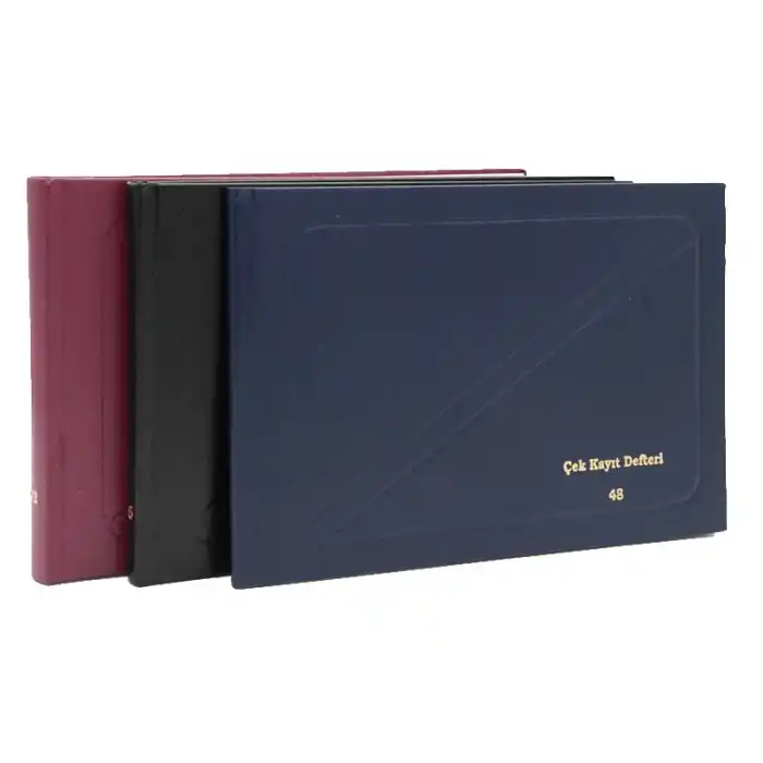 DİLMAN ÇEK KAYIT DEFTERİ 17X24 96 YP. YATAY CİLTLİ
