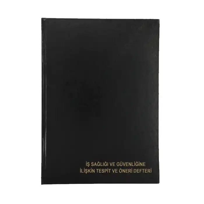 DİLMAN İŞ SAĞLIĞI VE GÜVENLİĞİ TESPİT ÖNERİ DEFTERİ CİLTLİ 50 YP. OTOKOPİLİ