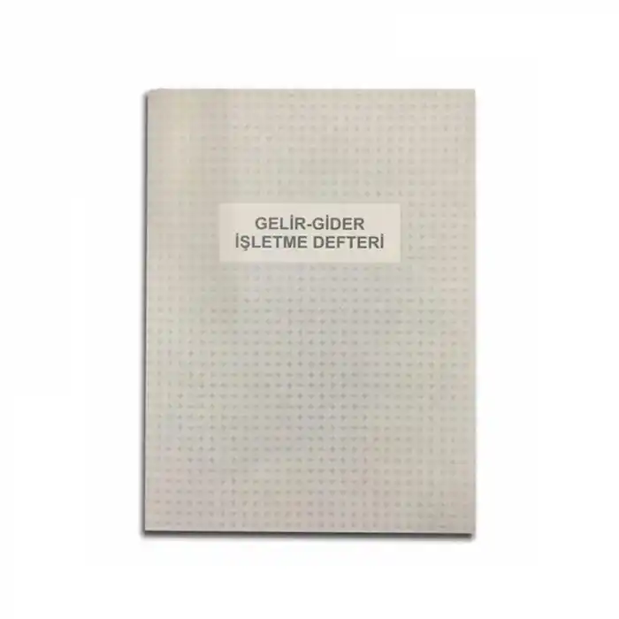 DİLMAN İŞLETME GELİR GİDER DEFTERİ KARTON KAPAK 48 YP