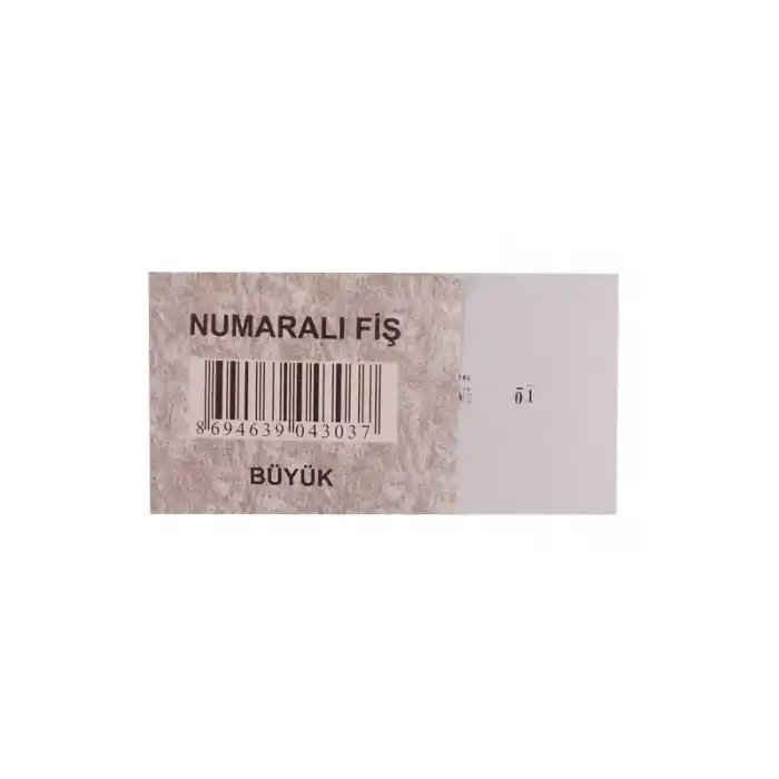 DİLMAN NUMARALI FİŞ BÜYÜK