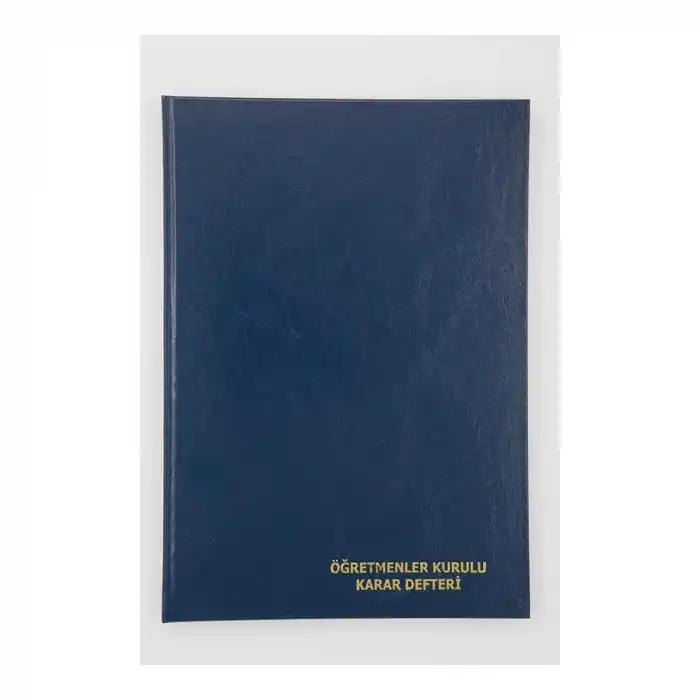 DİLMAN ÖĞRETMEN KURUL KARAR DEFTERİ 96 YP. CİLTLİ