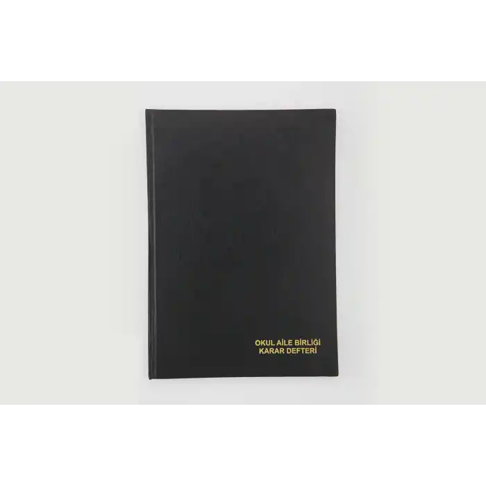 DİLMAN OKUL AİLE BİRLİĞİ KARAR DEFTERİ 96 YP. CİLTLİ