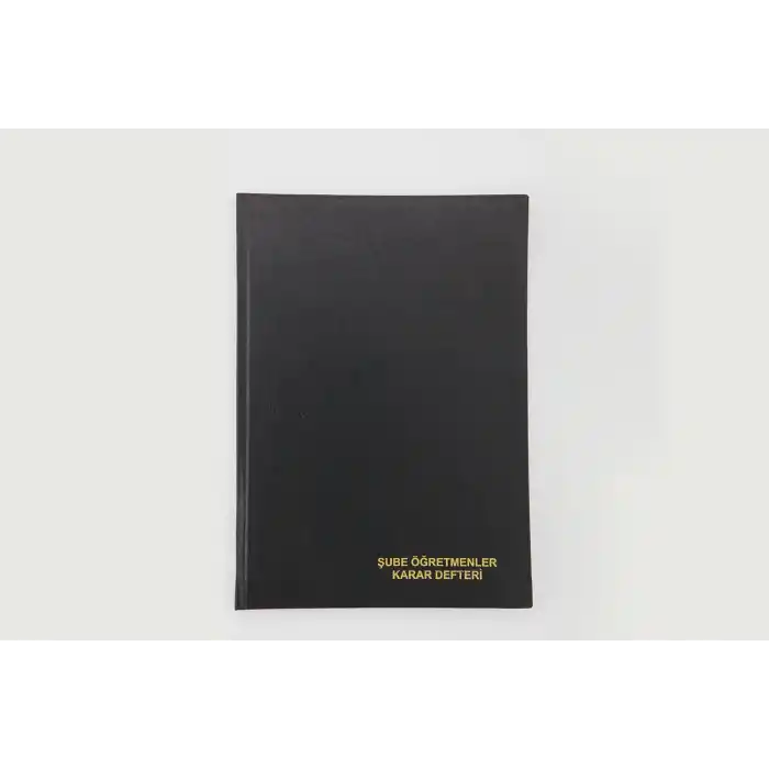 DİLMAN OKUL ŞUBE ÖĞRETMENLER KURULU KARAR DEFTERİ 96 YP. CİLTLİ