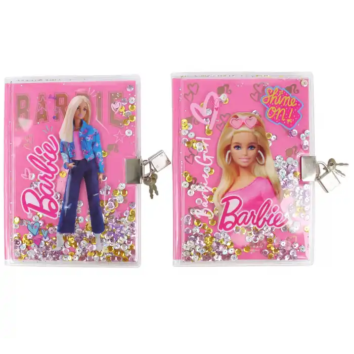 DOLPHIN B-804 BARBIE PULLU KİLİTLİ HATIRA DEFTERİ