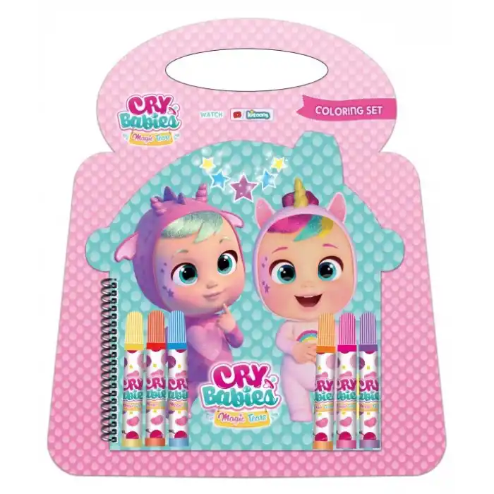 DOLPHIN CRY-0200 BABİES BOYAMA SETİ BLİSTERLİ