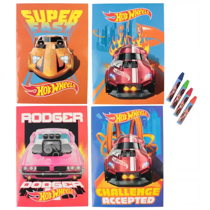 DOLPHIN HOTWHEELS HW-386 PASTEL BOYALI BOYAMA SETİ