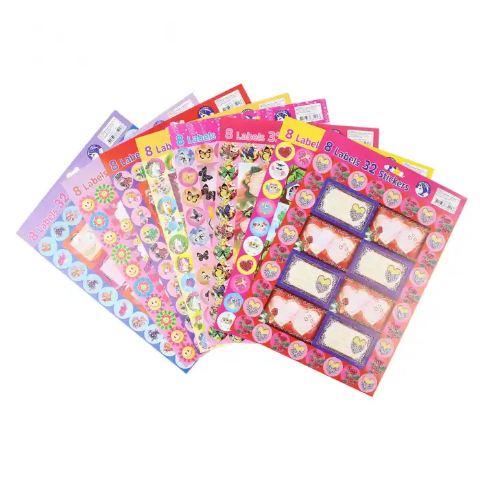 DOLPHIN LA4-GIRLS SİMLİ OKUL ETİKETİ