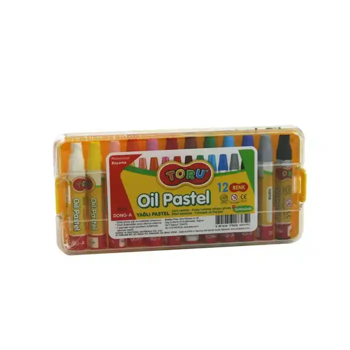 DONGA 12 RENK PASTEL BOYA PLS.KUTU 262112 ( ÖZEL FİYAT )