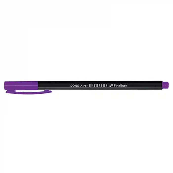 DONGA HEXAPLUS FINELINER MOR FİBER UÇLU KALEM