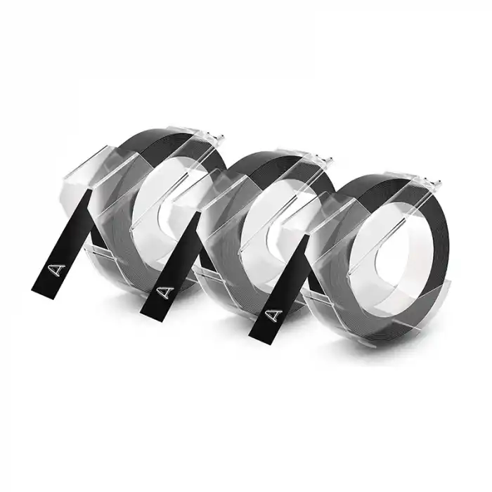 DYMO 9MMX3M KABARTMA ŞERİT ETİKET 3LÜ BLS 8477