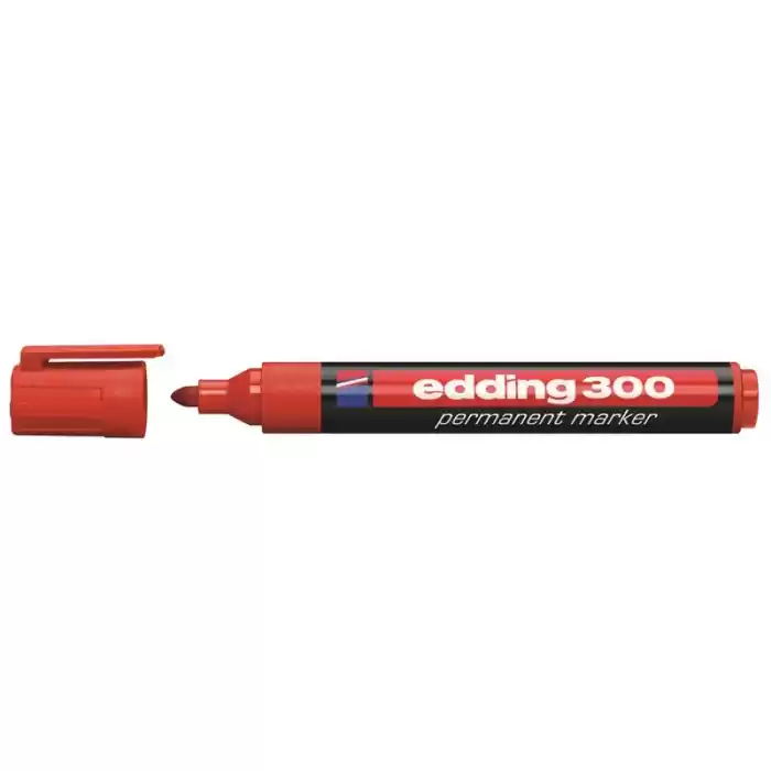 EDDİNG 300 KIRMIZI PERMANENT MARKER KALEM