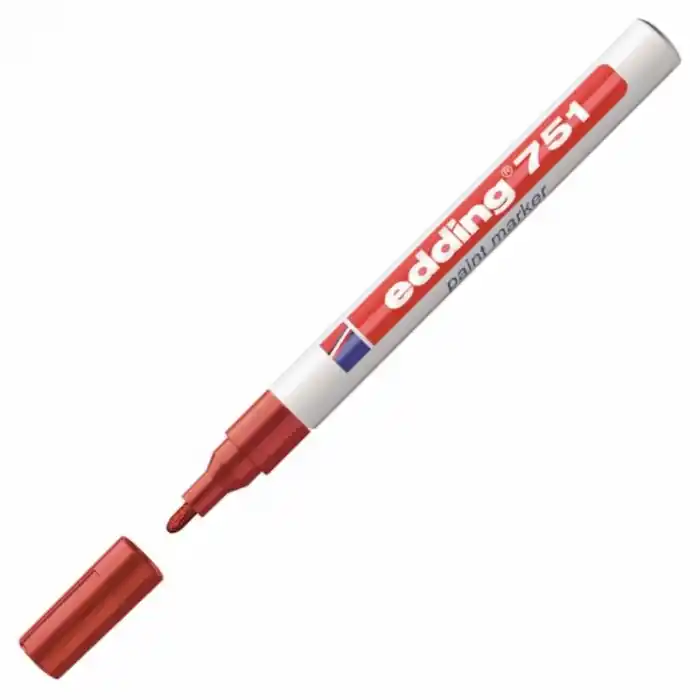 EDDİNG 751-02 KIRMIZI MARKER KALEMLERİ