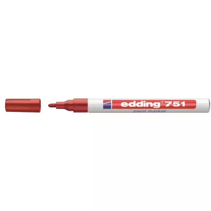 EDDİNG 751-02 KIRMIZI MARKER KALEMLERİ