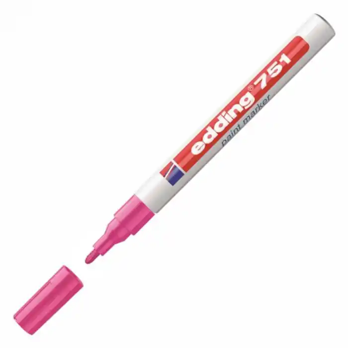 EDDİNG 751-09 PEMBE MARKER KALEMLERİ