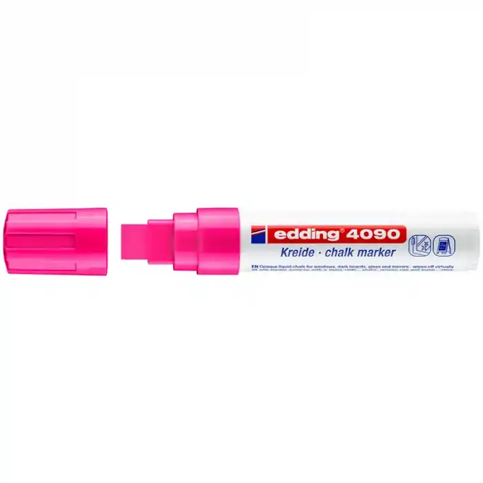 EDDİNG E-4090 PEMBE FOSFORLU CAM KALEMİ