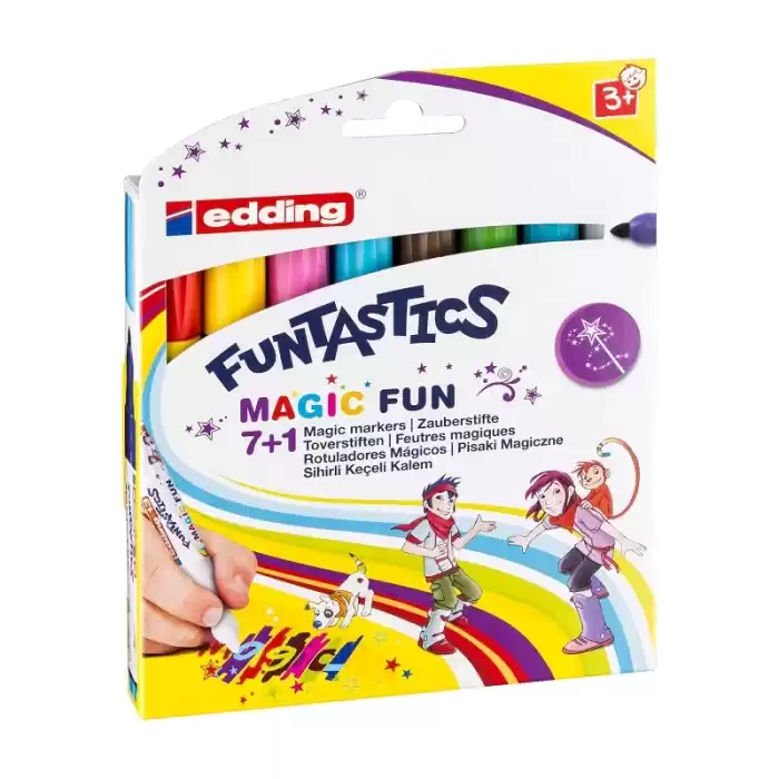 EDDİNG FUNTASTICS SİHİRLİ KALEM 8Lİ SET ED13K899