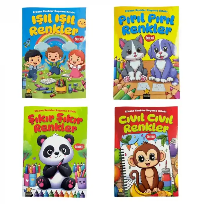 EFSANE RENKLER BOYAMA KİTABI