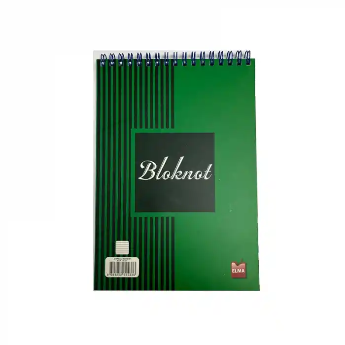 ELMA A4 SPİRALLİ ÇİZGİLİ BLOKNOT 60 YP.