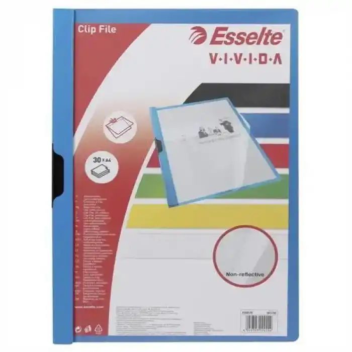 ESSELTE 5637 SIKIŞTIRMALI DOSYA MAVİ