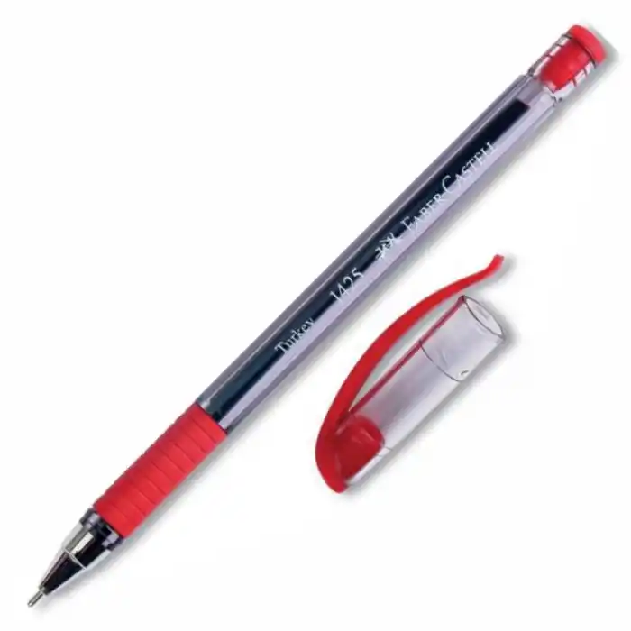 FABER 1425 İĞNE UÇ KIRMIZI TÜKENMEZ KALEM 142521
