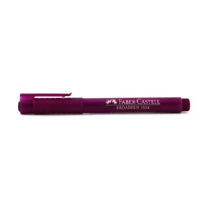 FABER 1554 BROADPEN MAGENTA KALEM 155437