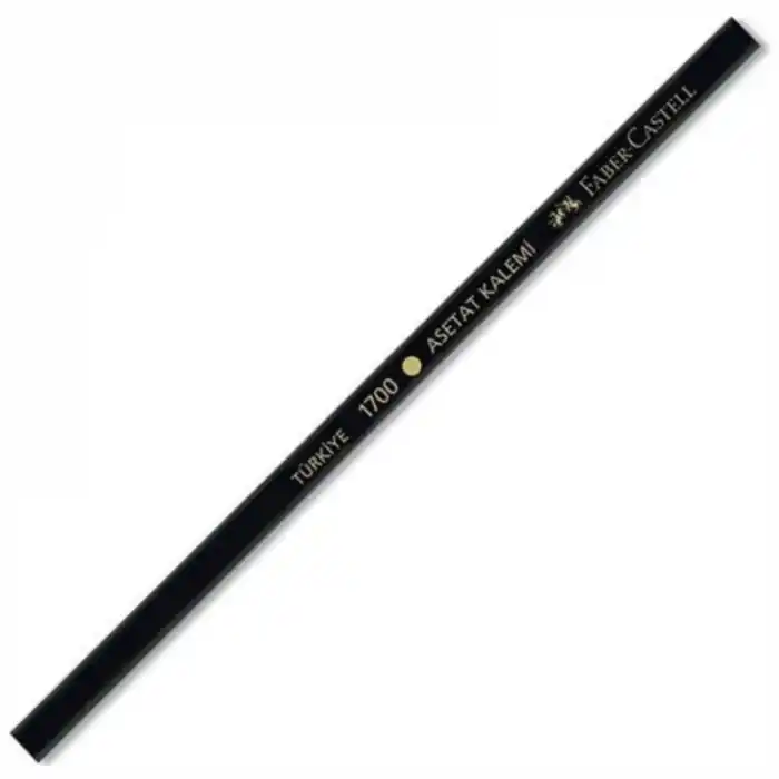 FABER 1700 ASETAT KALEMİ AĞAÇ SİYAH 52451700070