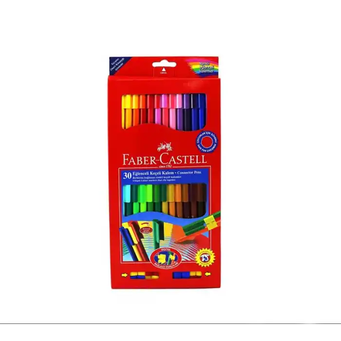 FABER 30 RENK EĞLENCELİ KEÇELİ KALEM 68113000