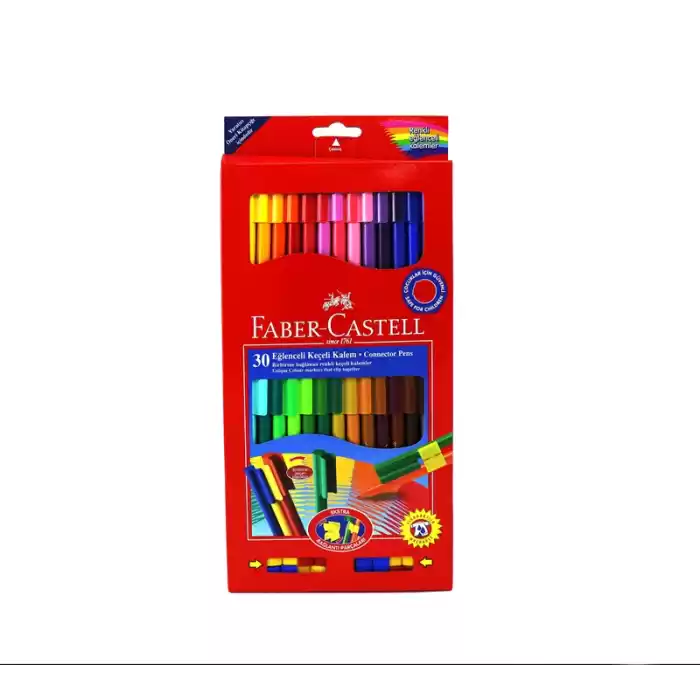 FABER 30 RENK EĞLENCELİ KEÇELİ KALEM 68113000