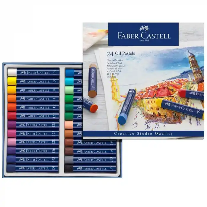 FABER CREATIVE STUDIO 24 RENK YAĞLI PASTEL BOYA 127024