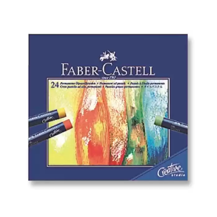 FABER CREATIVE STUDIO 24 RENK YAĞLI PASTEL BOYA 127024