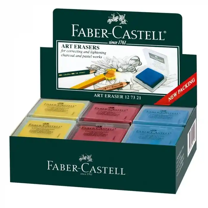 Faber Hamur Silgi Renkli Pls Tekli Kutulu 18 Li 127321