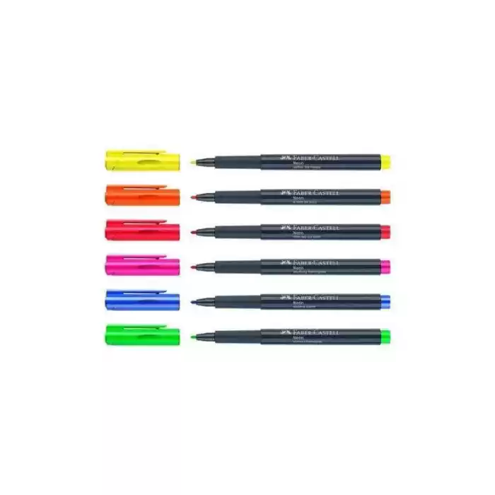 FABER METALİK MARKER NEON RENK 6 LI 401608060