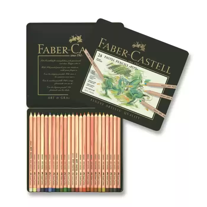 FABER PITT 24 RENK PASTEL BOYA 112124