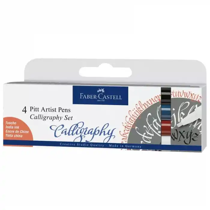 Faber Pıtt Kaligrafi Kalem 4 Lü Set 167504