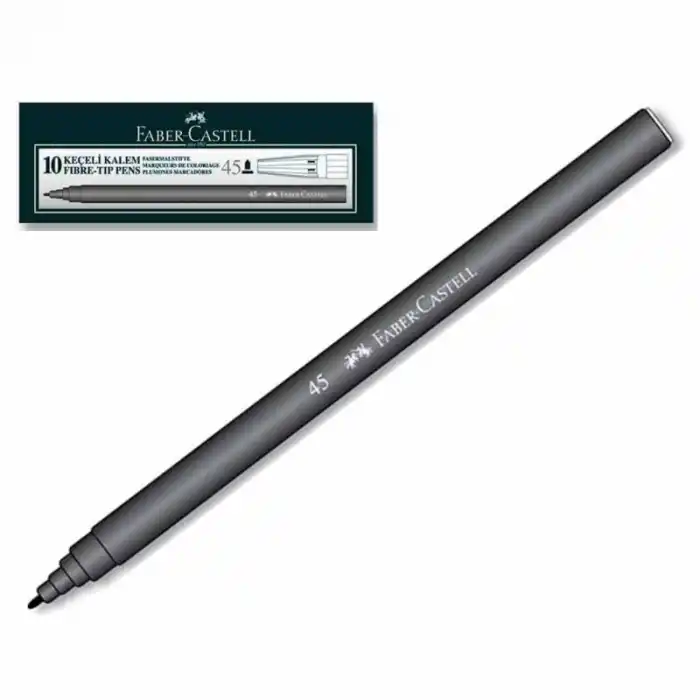 Faber Siyah Keçeli Kalem 45 155002