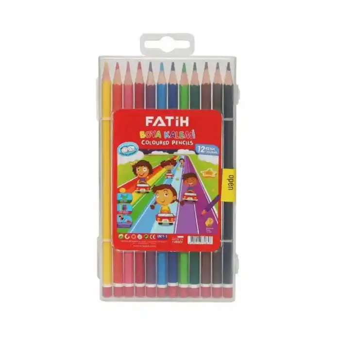 Fatih 12 Renk Kuru Boya Çantalı 33285