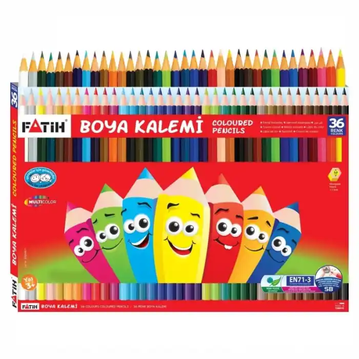 FATİH 36 RENK TAM BOY KURU BOYA 33245