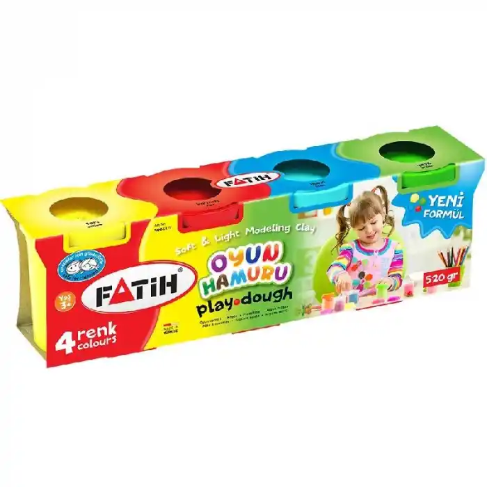 FATİH 4 RENK OYUN HAMURU 50061