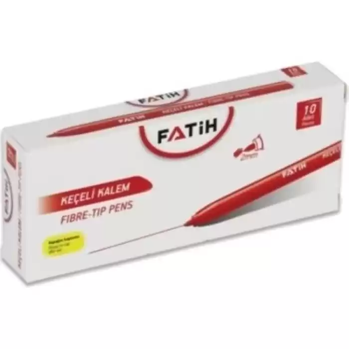 FATİH KIRMIZI KEÇELİ KALEM 34040