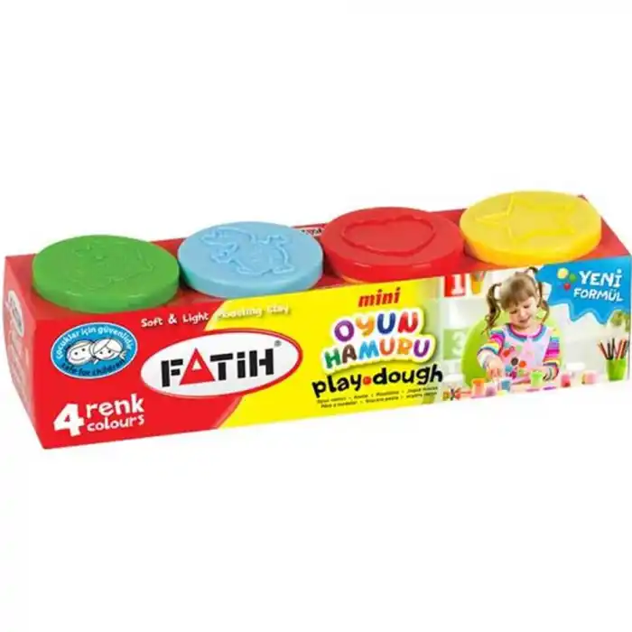 FATİH MİNİ OYUN HAMURU 4 LÜ SET 50074
