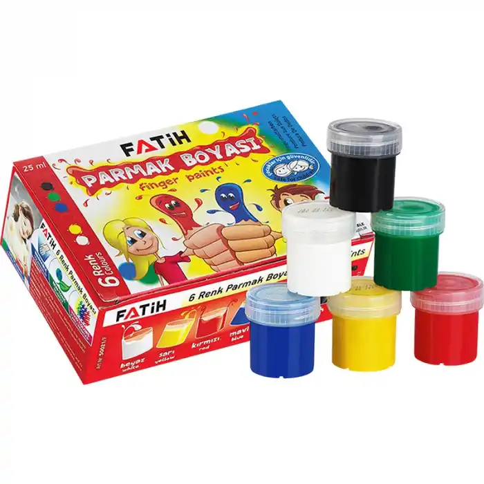 FATİH PARMAK BOYASI 6 RENK 50021