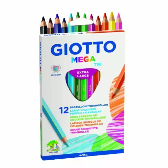 GIOTTO MEGA TRI 12 RENK KURU BOYA 220600TR