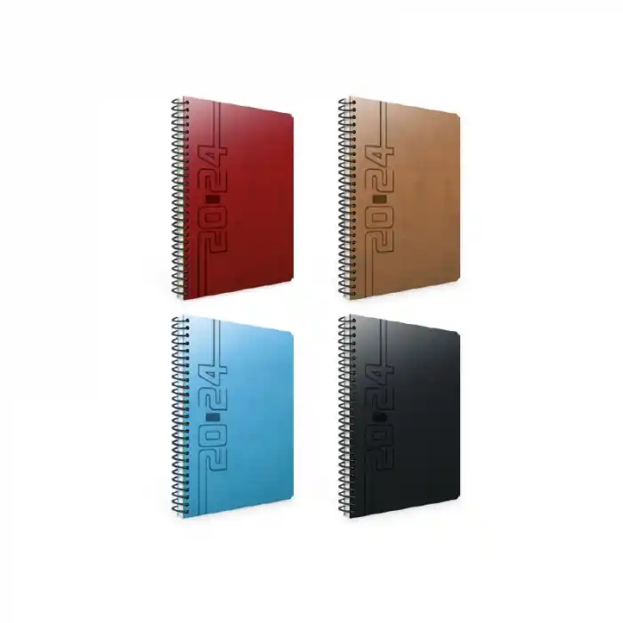 GIPTA 409-PLK 17X24 PORTAL SPİRALLİ GÜNLÜK AJANDA