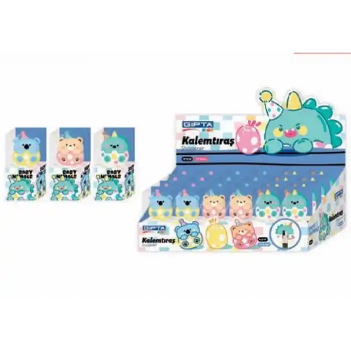 GIPTA BABY ANIMALS 3D KALEMTRAŞ K1519